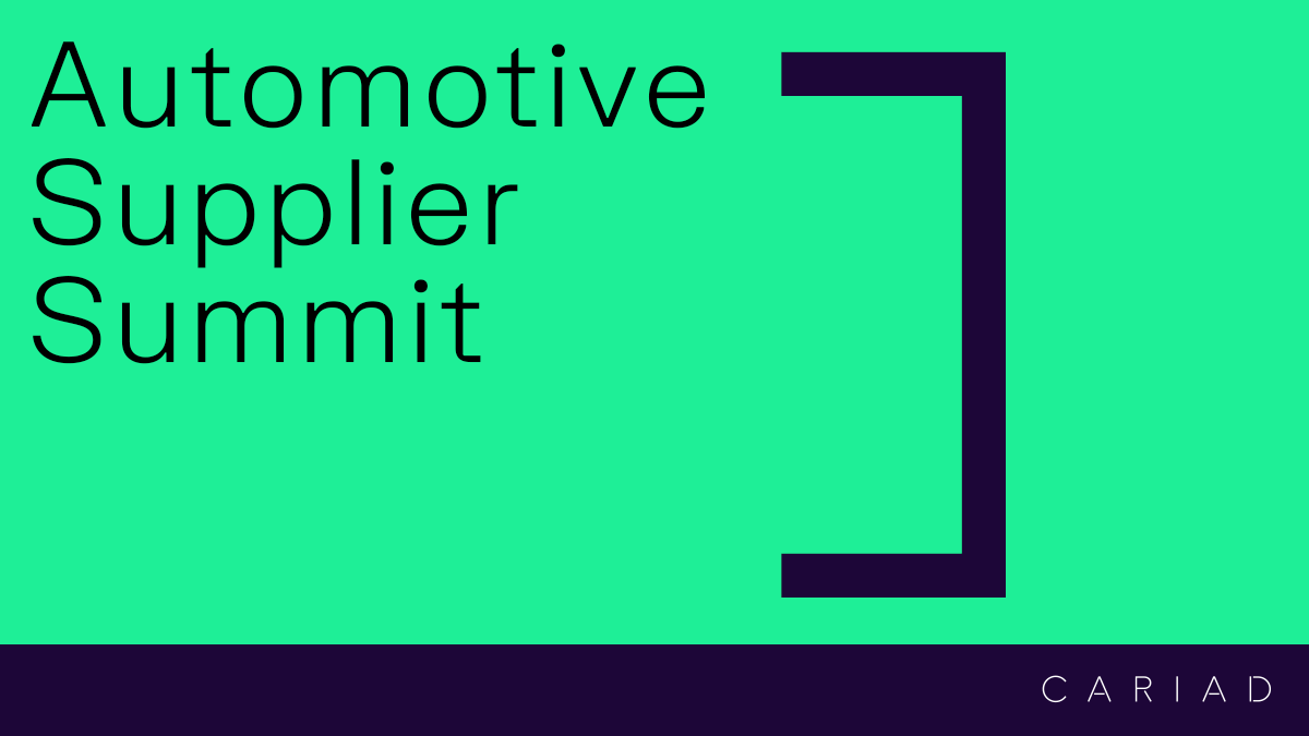 Automotive Supplier Summit