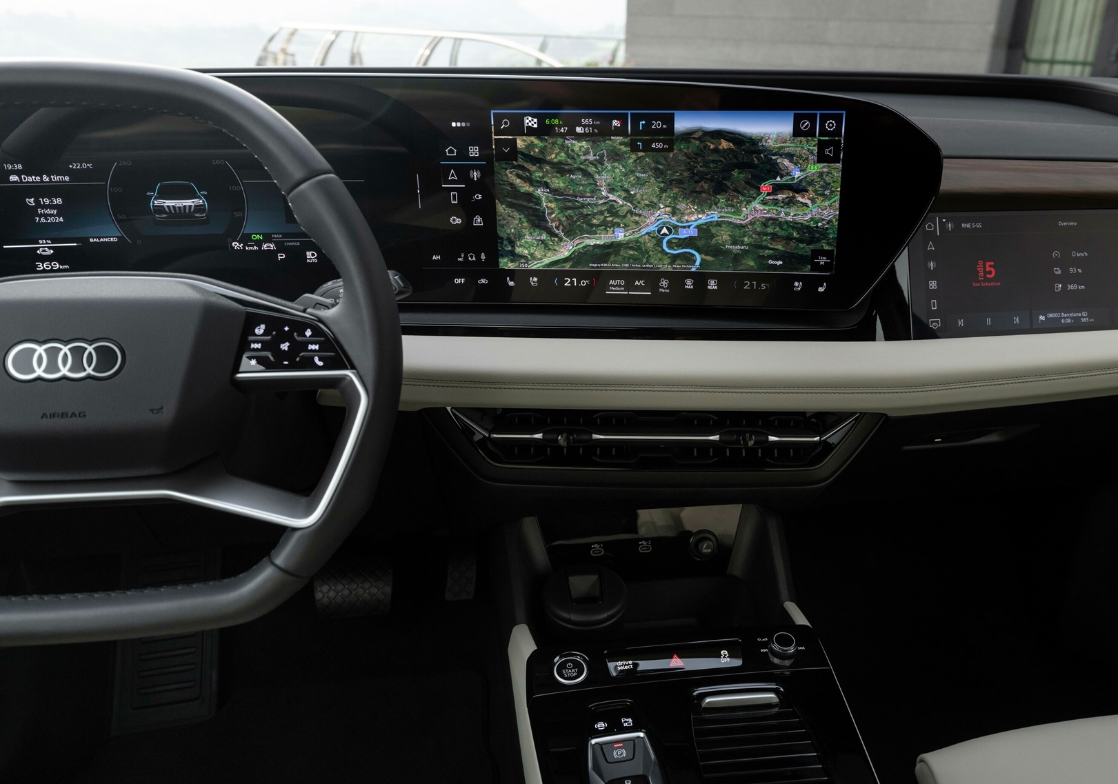 navigation in an audi